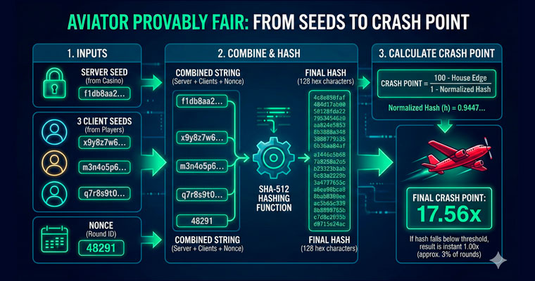 Aviator provably fair